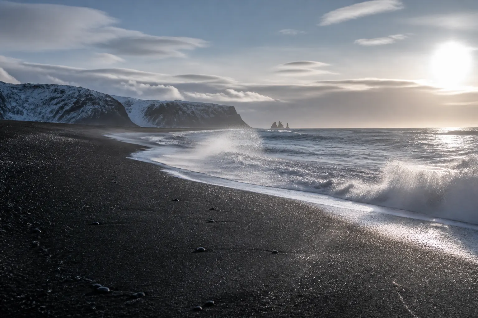 Reykjavik de la côte noire
